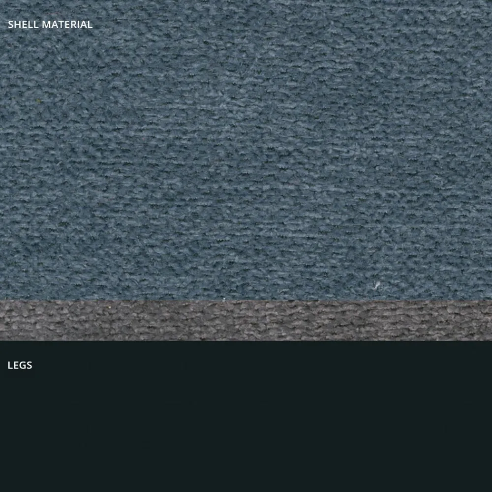 Viadurini Living Küchenhocker-Hocker aus Stoff und anthrazitfarbenem Metalldesign Made in Italy - Marianet