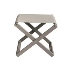 Viadurini in the Garden Outdoor Hocker-Hocker für den Außenbereich aus lackiertem Aluminium und Textilene - Edward