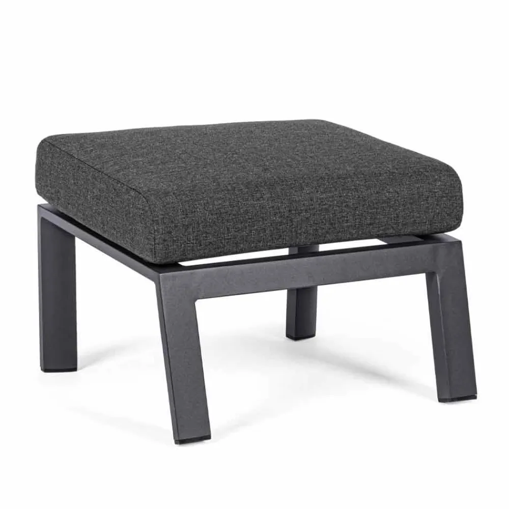 Viadurini in the Garden Sitzsäcke|Sitzsäcke-Hocker Fußstütze aus abnehmbarem Stoff und lackiertem Aluminium - Nathy