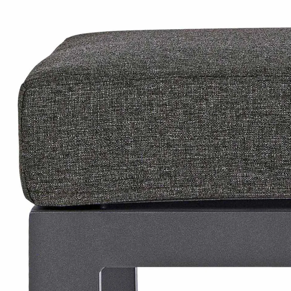 Viadurini in the Garden Sitzsäcke|Sitzsäcke-Hocker Fußstütze aus abnehmbarem Stoff und lackiertem Aluminium - Nathy