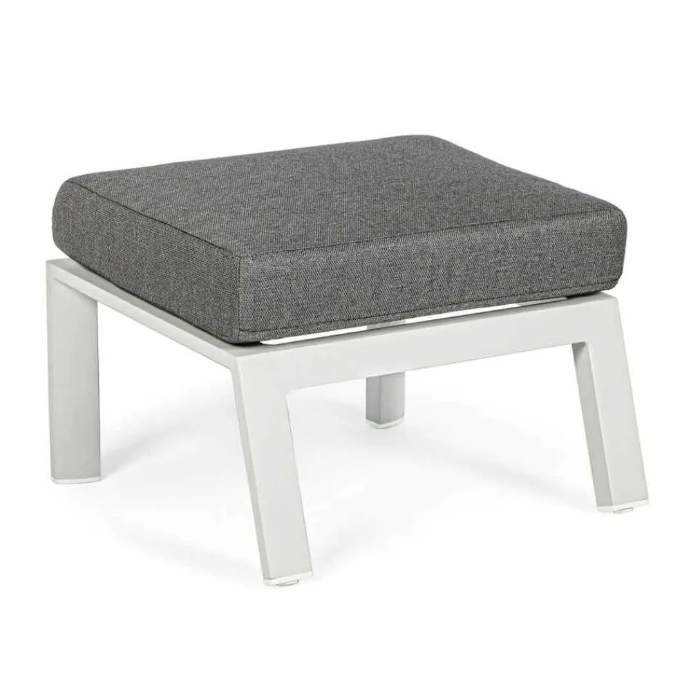 Viadurini in the Garden Sitzsäcke|Sitzsäcke-Hocker Fußstütze aus abnehmbarem Stoff und lackiertem Aluminium - Nathy