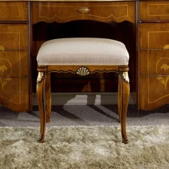 Viadurini Classic Sitzsäcke|Sitzsäcke-Hocker im klassischen Stil aus Holz mit Stoffbezug Made in Italy - Cambrige