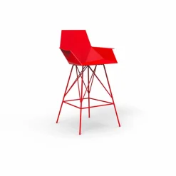 Vondom Outdoor Hocker-Hocker mit Armlehnen Faz von aus Polypropylen und Edelstahl, 4 Stück