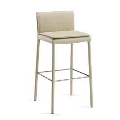 Viadurini Living Küchenhocker-Hocker mit gepolsterten Öko-Lederkissen, hergestellt in Italien – Glitzer