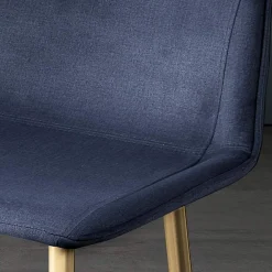 Viadurini Living Küchenhocker-Hocker mit Metallbeinen und Monocoque-Stoffsitz Made in Italy - Hinata