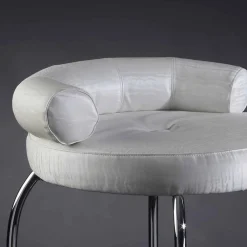 Viadurini Living Barhocker-Hocker mit Stahlstruktur und Stoffsitz Made in Italy - Warschau