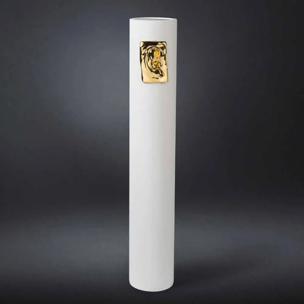 Viadurini Living Deko Vasen-Hohe Artisan Vase aus farbiger Keramik Made in Italy - Monte