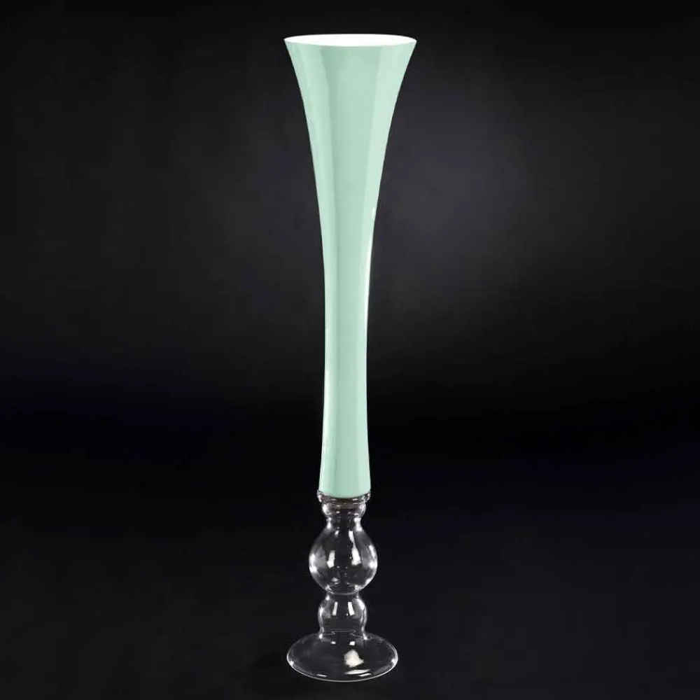 Viadurini Living Deko Vasen-Hohe dekorative Buntglasvase Made in Italy - Singapur