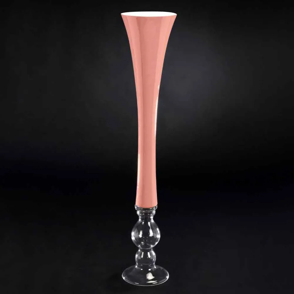 Viadurini Living Deko Vasen-Hohe dekorative Buntglasvase Made in Italy - Singapur