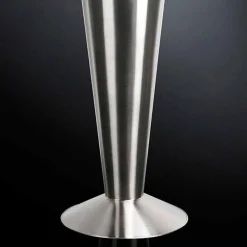 Viadurini Living Deko Vasen-Hohe dekorative Vase aus satiniertem Stahl Made in Italy Fine - Vesper