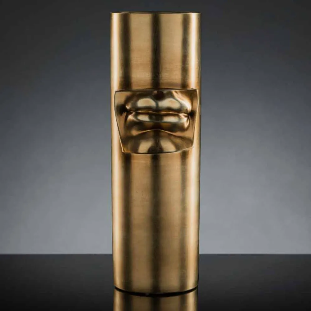 Viadurini Living Deko Vasen-Hohe dekorative Vase aus farbiger Keramik, handgefertigt in Italien - Monte