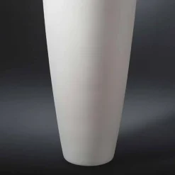 Viadurini Living Deko Vasen-Hohe dekorative weiße Keramikvase Made in Italy - Jacky