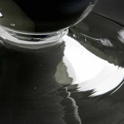 Viadurini Living Deko Vasen-Hohe Indoor-Vase aus weißem und transparentem Glas Made in Italy - Clodino