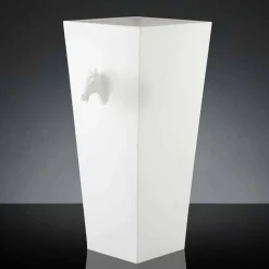 Viadurini Living Deko Vasen-Hohe Indoor-Vase aus weißer Keramik, handgefertigt in Italien - Jacky