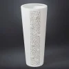 Viadurini Living Deko Vasen-Hohe Indoor-Vase aus weißer Keramik mit Dekoration Made in Italy - Calisto