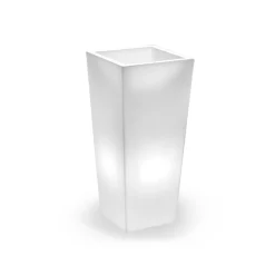 Viadurini Living Deko Vasen-Hohe Innenvase aus weißem Polyethylen Made in Italy - Devid