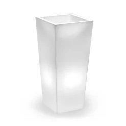 Viadurini Living Deko Vasen-Hohe Innenvase aus weißem Polyethylen Made in Italy - Devid