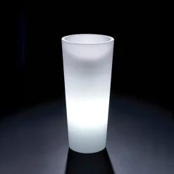 Viadurini Living Deko Vasen-Hohe Innenvase aus weißem Polyethylen Made in Italy - Devid