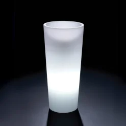 Viadurini Living Deko Vasen-Hohe Innenvase aus weißem Polyethylen Made in Italy - Devid