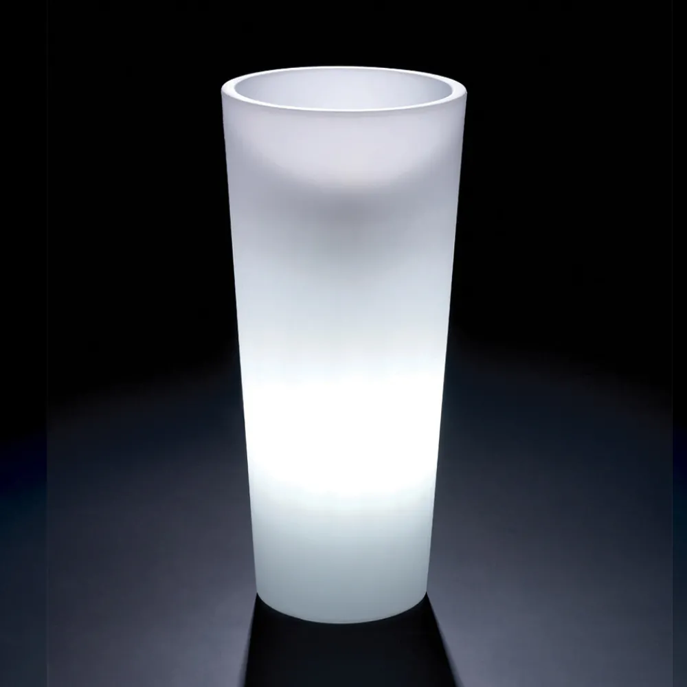 Viadurini Living Deko Vasen-Hohe Innenvase aus weißem Polyethylen Made in Italy - Devid