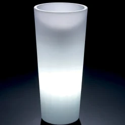 Viadurini Living Deko Vasen-Hohe Innenvase aus weißem Polyethylen Made in Italy - Devid