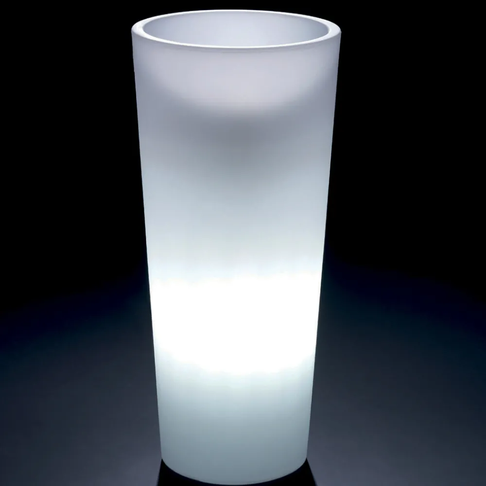 Viadurini Living Deko Vasen-Hohe Innenvase aus weißem Polyethylen Made in Italy - Devid