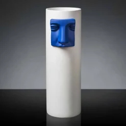 Viadurini Living Deko Vasen-Hohe moderne Keramikvase mit farbigem Einsatz Made in Italy - Lexi