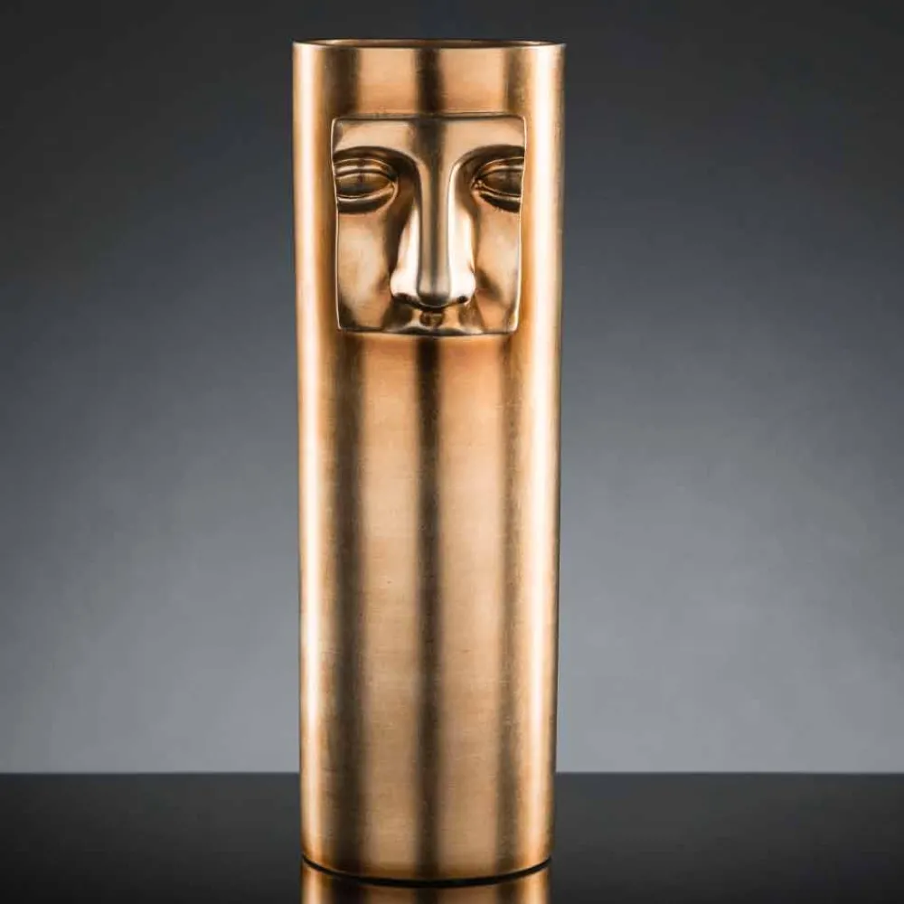 Viadurini Living Deko Vasen-Hohe moderne Keramikvase mit farbigem Einsatz Made in Italy - Lexi