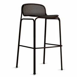 Viadurini in the Garden Outdoor Hocker-Hohe stapelbare Barhocker im Freien aus Metall, 2 Stück - Viviette