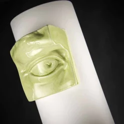 Viadurini Living Deko Vasen-Hohe Vase aus weißer Keramik mit farbigen Details Made in Italy - Monte