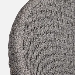 Viadurini in the Garden Outdoor Hocker-Hoher Außenhocker aus Seil- und Teakholz, Homemotion, 2 Stück - Anitha