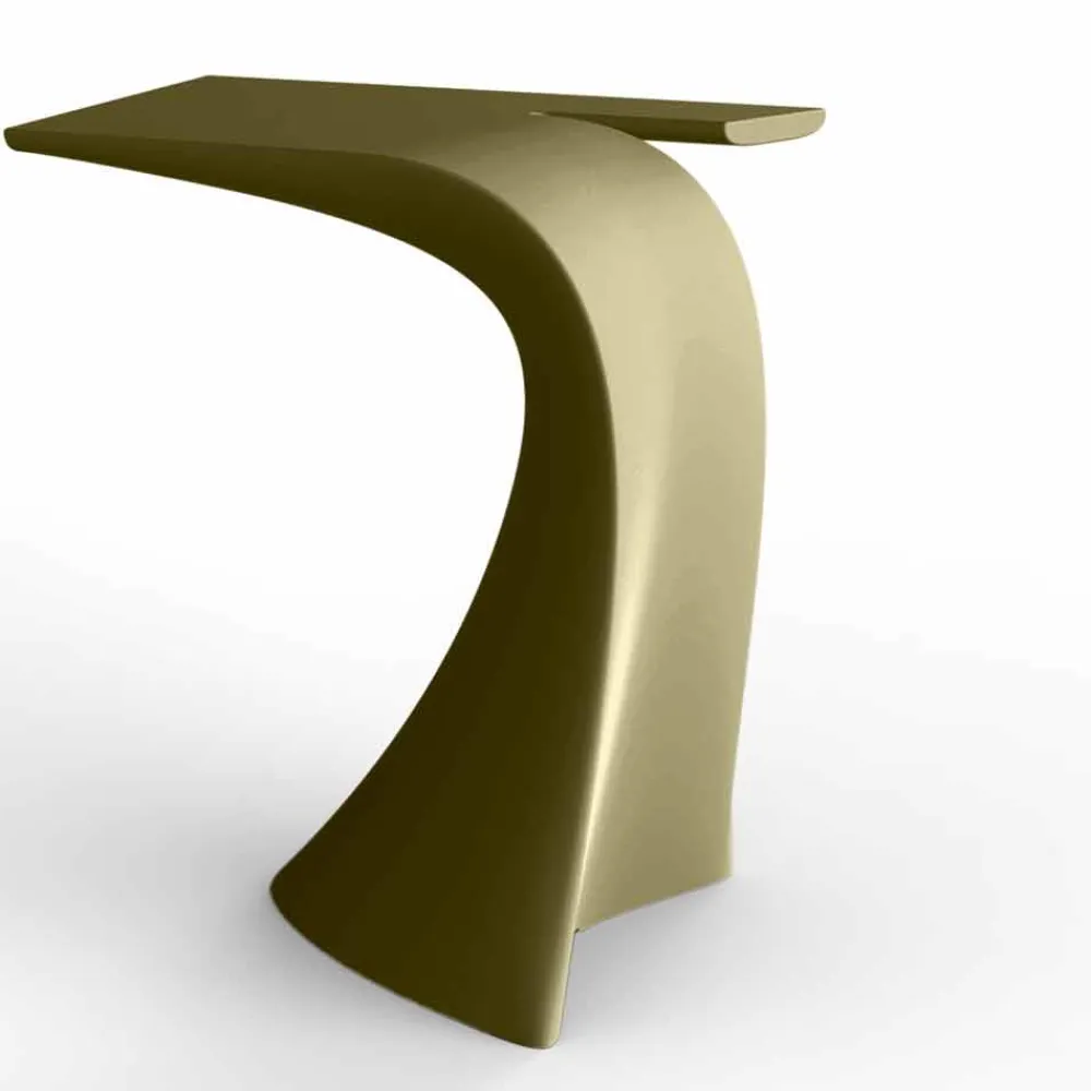 Vondom Gartentische Fest-Hoher Außentisch H 100 cm Wing , modernes Design aus Polyethylen