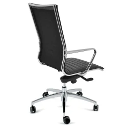 Viadurini Living Bürostühle-Hoher Bürostuhl mit Rollen und ergonomischem und drehbarem Kissen - Filanna