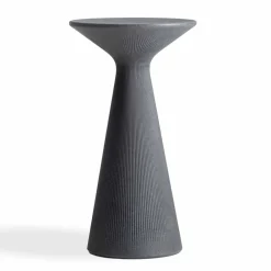 Viadurini in the Garden Garten Beistelltisch-Hoher Couchtisch im Freien aus Polyethylen mit runder Platte Made in Italy - Desmond