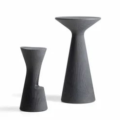 Viadurini in the Garden Garten Beistelltisch-Hoher Couchtisch im Freien aus Polyethylen mit runder Platte Made in Italy - Desmond