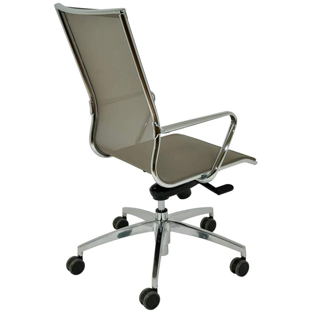 Viadurini Living Bürostühle-Hoher ergonomischer Bürodrehstuhl mit Rollen und Armlehnen - Filanna