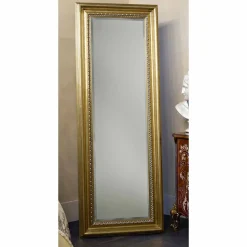 Viadurini Classic Standspiegel-Holzfußbodenspiegel mit Sockel handgefertigt in Italien Leonardo