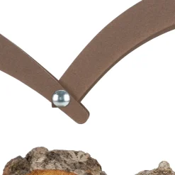 Viadurini Fire Design Kaminholzständer Aus Eisen Und Stahl-Holzhalter aus braunem Stahl Made in Italy - Zuneigung