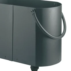 Viadurini Fire Design Kaminholzständer Aus Eisen Und Stahl-Holzhalter in verschiedenen Ausführungen mit 2 Seitengriffen. Hergestellt in Italien – Impala