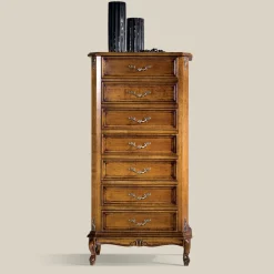 Viadurini Classic Kommoden-Holzkommode im klassischen Stil mit 7 oder 5 Schubladen Made in Italy - Richard