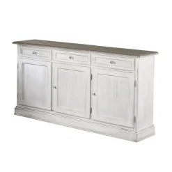 Viadurini Classic Anrichte-Holz-Sideboard mit 3 Schubladen und 3 Türen, hergestellt in Italien – Uller