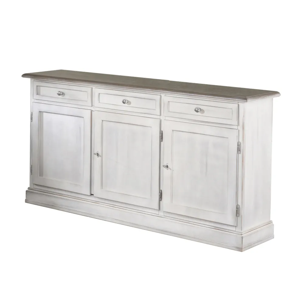 Viadurini Classic Anrichte-Holz-Sideboard mit 3 Schubladen und 3 Türen, hergestellt in Italien – Uller