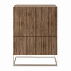 Viadurini Living Sideboards-Holz-Sideboard mit Push-Pull-Türen, hergestellt in Italien – Salerno