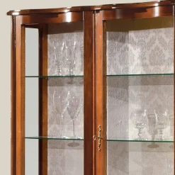 Viadurini Classic Vitrinen-Holzvitrine im klassischen Stil mit Türen und Schubladen Made in Italy - Versailles