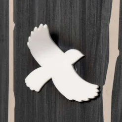 Viadurini Time Design Wanduhren-Holzwanduhr mit dreidimensionalen Dekorationen Made in Italy - Forrest