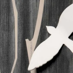 Viadurini Time Design Wanduhren-Holzwanduhr mit dreidimensionalen Dekorationen Made in Italy - Forrest