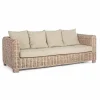 Viadurini in the Garden Gartensofas-Homemotion - Ceara 3-Sitzer Design Outdoor Sofa in Holz und Rattan