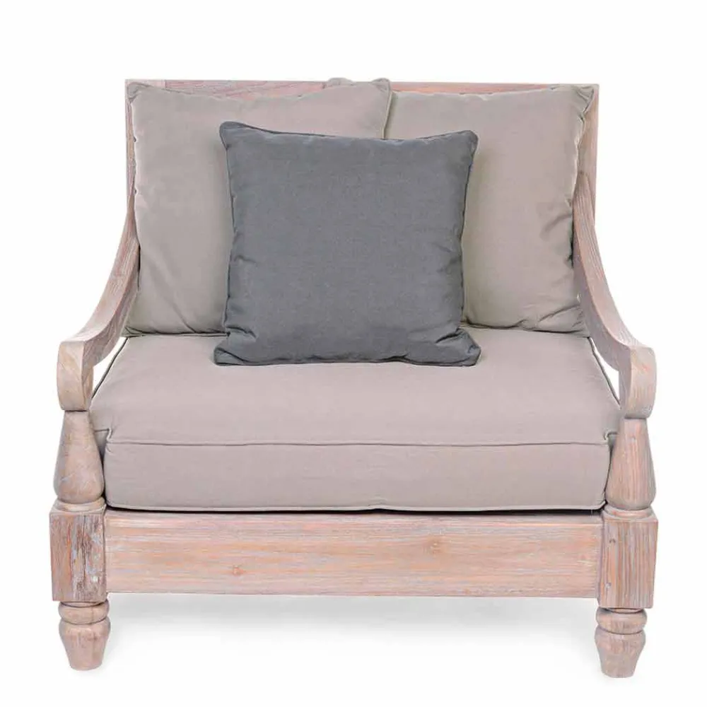 Viadurini in the Garden Holzsessel-Homemotion - Nusadua rustikaler Stil Teakholz Outdoor-Sessel