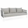Viadurini in the Garden Gartensofas-Homemotion - Rubio 3-Sitzer Outdoor Design Sofa in Weiß und Grau