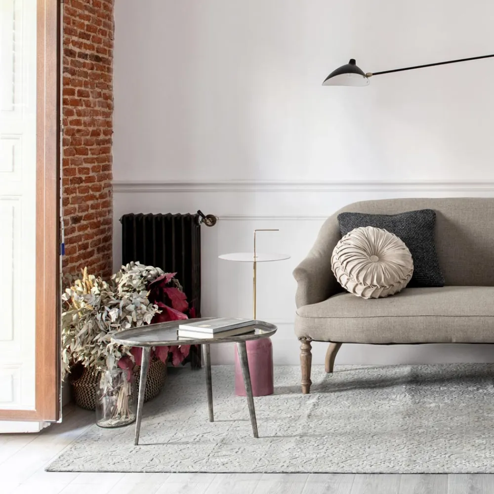 Viadurini Living Moderne Couchtische-Homemotion Couchtisch aus antikem und plattiertem Aluminium - Giacinta